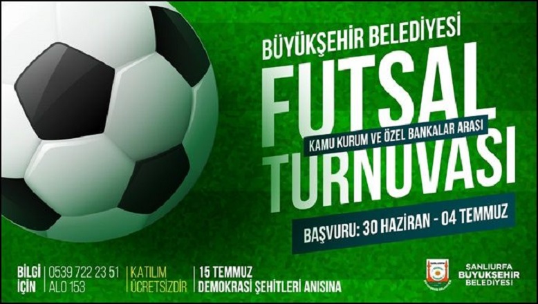 Şanlıurfa'da Futbol Turnuvası Düzenlenecek
