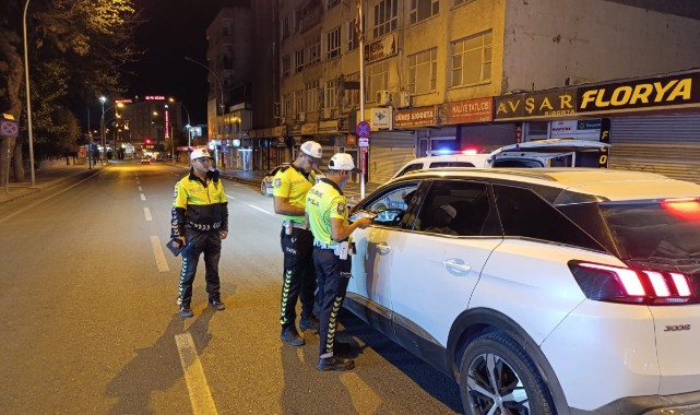 Urfa Trafik Ekiplerinden Alkol Denetimi;