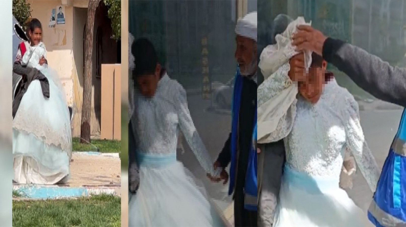 Urfa'da Gelinlik Giydirilen Çocuğun Görüntüleri Kurgu Çıktı;