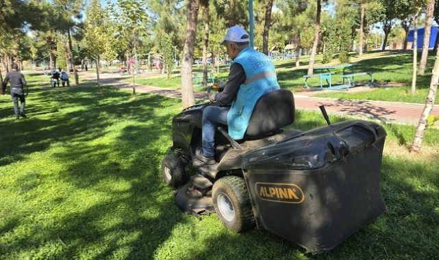 Eyyübiye'deki Parklar Bakıma Alındı;