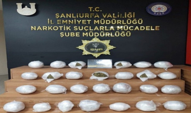 Şanlıurfa'da Uyuşturucuya Geçit Yok, Vali Duyurdu Kilolarca Yakalandı;