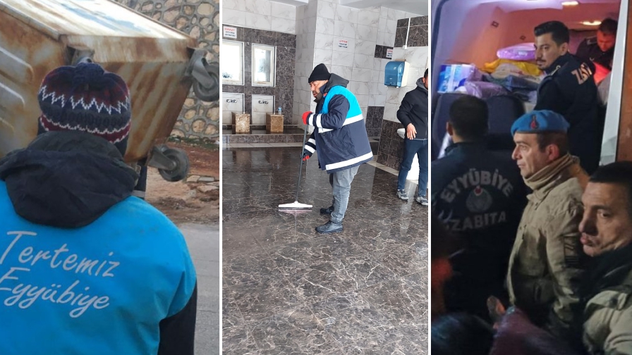 Eyyübiye Belediyesi Sivil Savunma Ekipleri Çevre İllerde Yardıma Koştu
