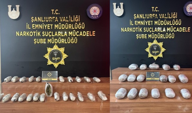 Şanlıurfa Emniyeti Uyuşturucu Tacirlerine Göz Açtırmıyor Kilolarca Yakalandı;