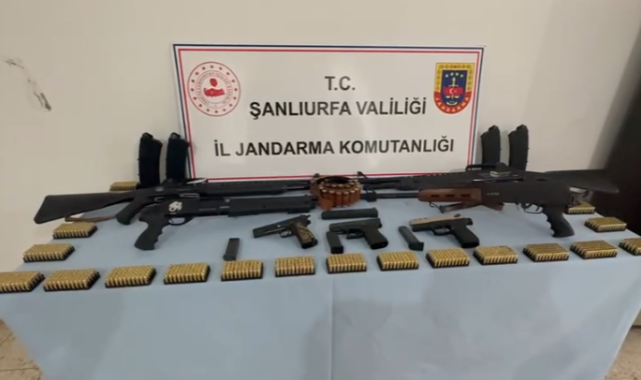 Şanlıurfa Jandarmasından Eş Zamanlı Silah Kaçakçılığı Operasyonu