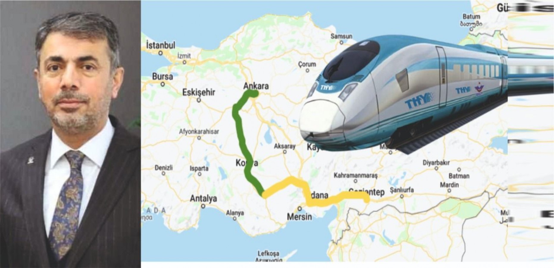 Şanlıurfa Akparti İl Başkanı Kırıkçı'dan Hızlı Tren Açıklaması;