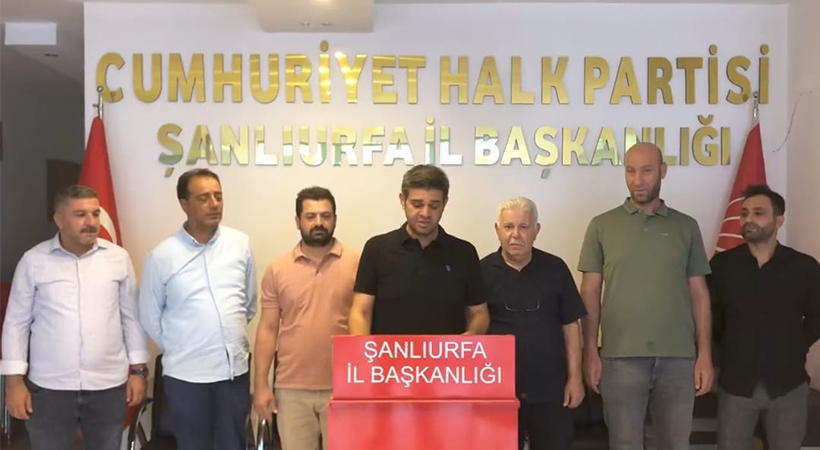 Şanlıurfa CHP İl Başkanlığından Zamlara Tepki