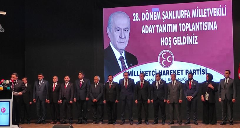 MHP Şanlıurfa Milletvekili Adaylarını Tanıttı