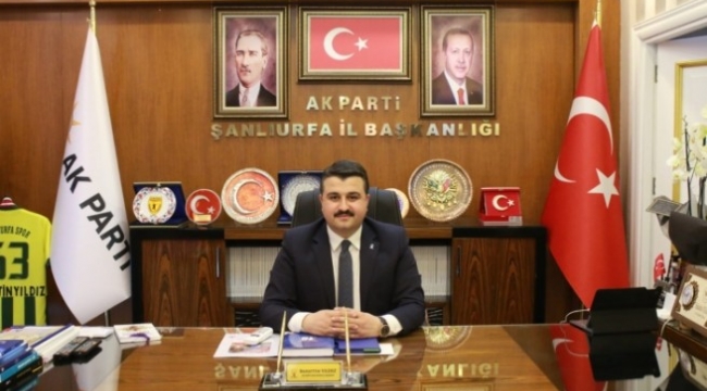 AK Parti Şanlıurfa İl Başkanı&#39;ndan flaş adaylık açıklaması!;