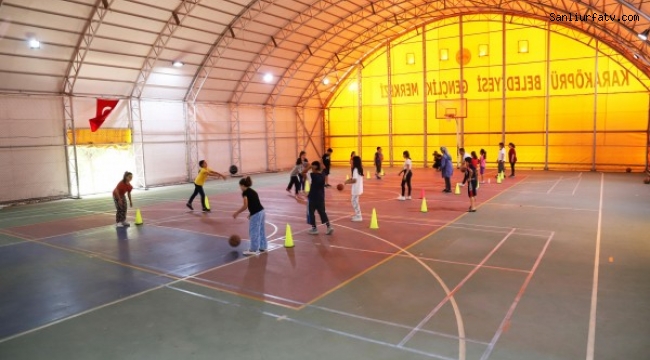 Karaköprü'de Çocuklar Sporla Eğleniyor