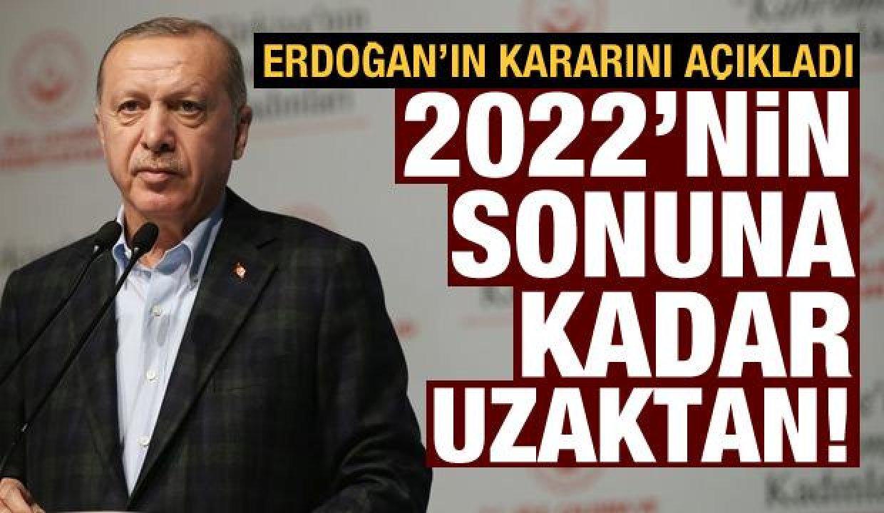 Cumhurbaşkanı Erdoğan karar verdi: 2022 sonuna kadar yüzde 50 uzaktan çalışacaklar;