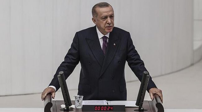 Cumhurbaşkanı Erdoğan TBMM'de önemli açıklamalar;