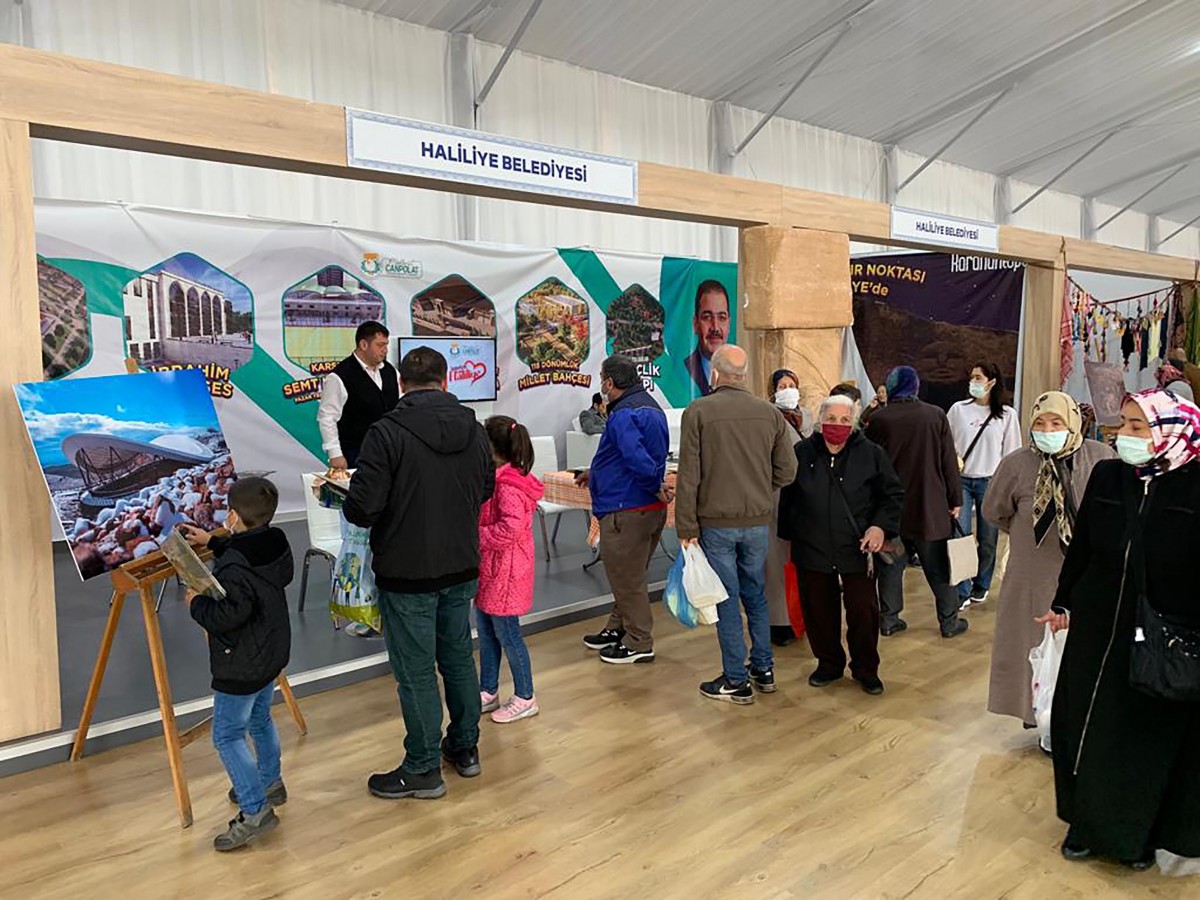 Haliliye Belediyesi festivallerde ilçeyi tanıttı;