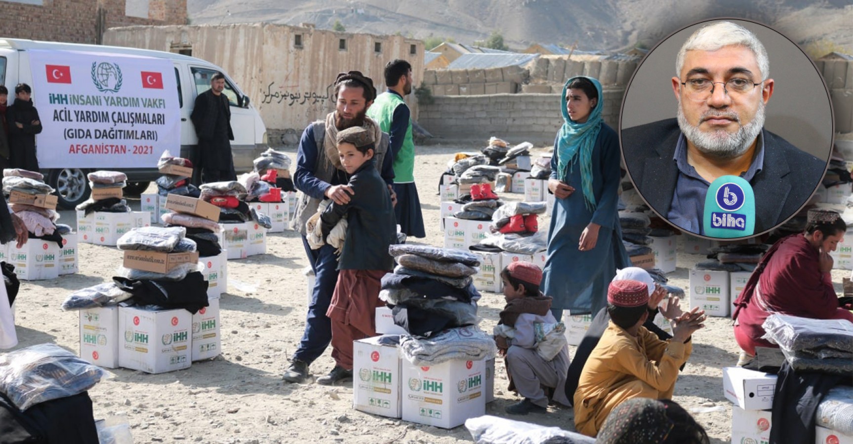 İHH Şanlıurfa Şubesi yardım elini Afgan halkına uzatıyor;