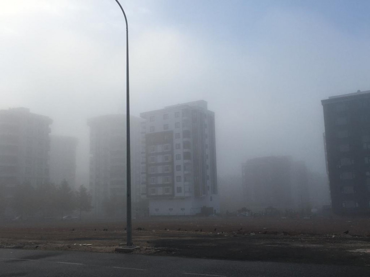 Şanlıurfa'da sabah saatlerinde sis etkili oldu;