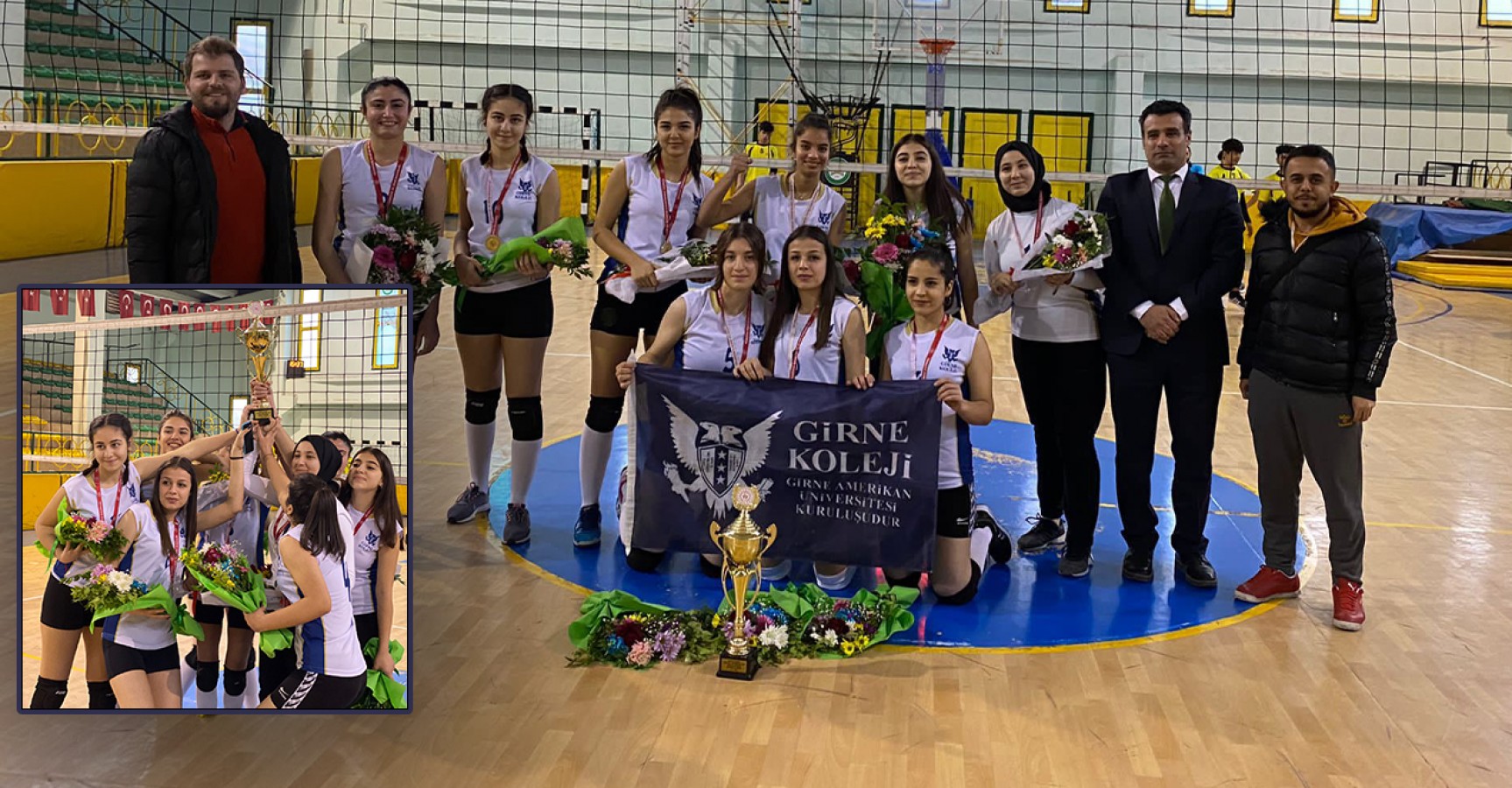 Şanlıurfa Girne Koleji Kampüsü voleybolda şampiyon;