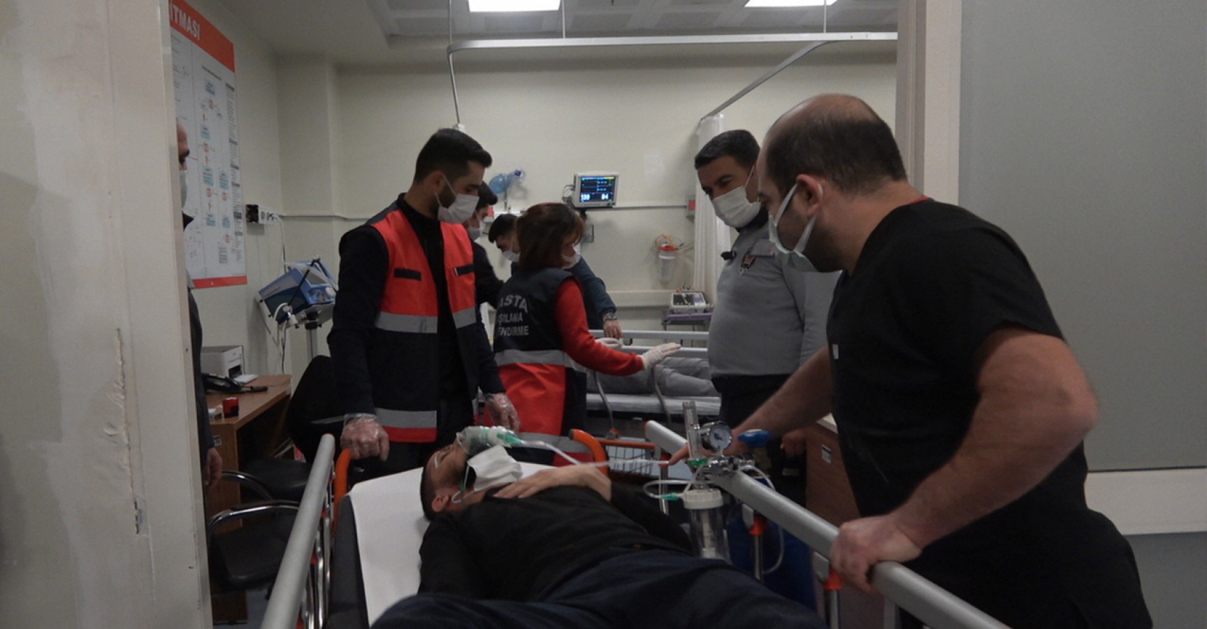Urfa’da hastanede yangın ve tahliye tatbikatı yapıldı;