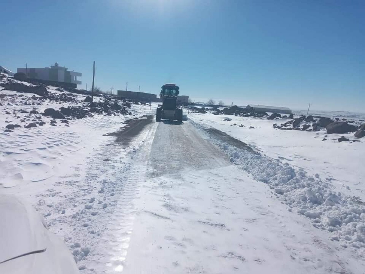 Başkan Ekinci yol açma çalışmalarını inceledi;