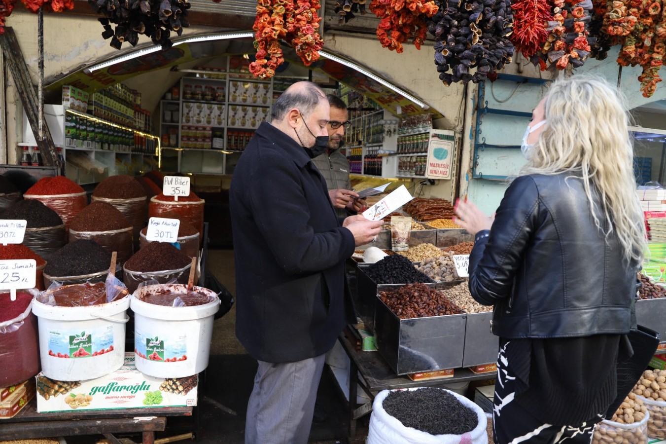 Tarihi Gümrük Hanında sigaranın zararları anlatıldı;