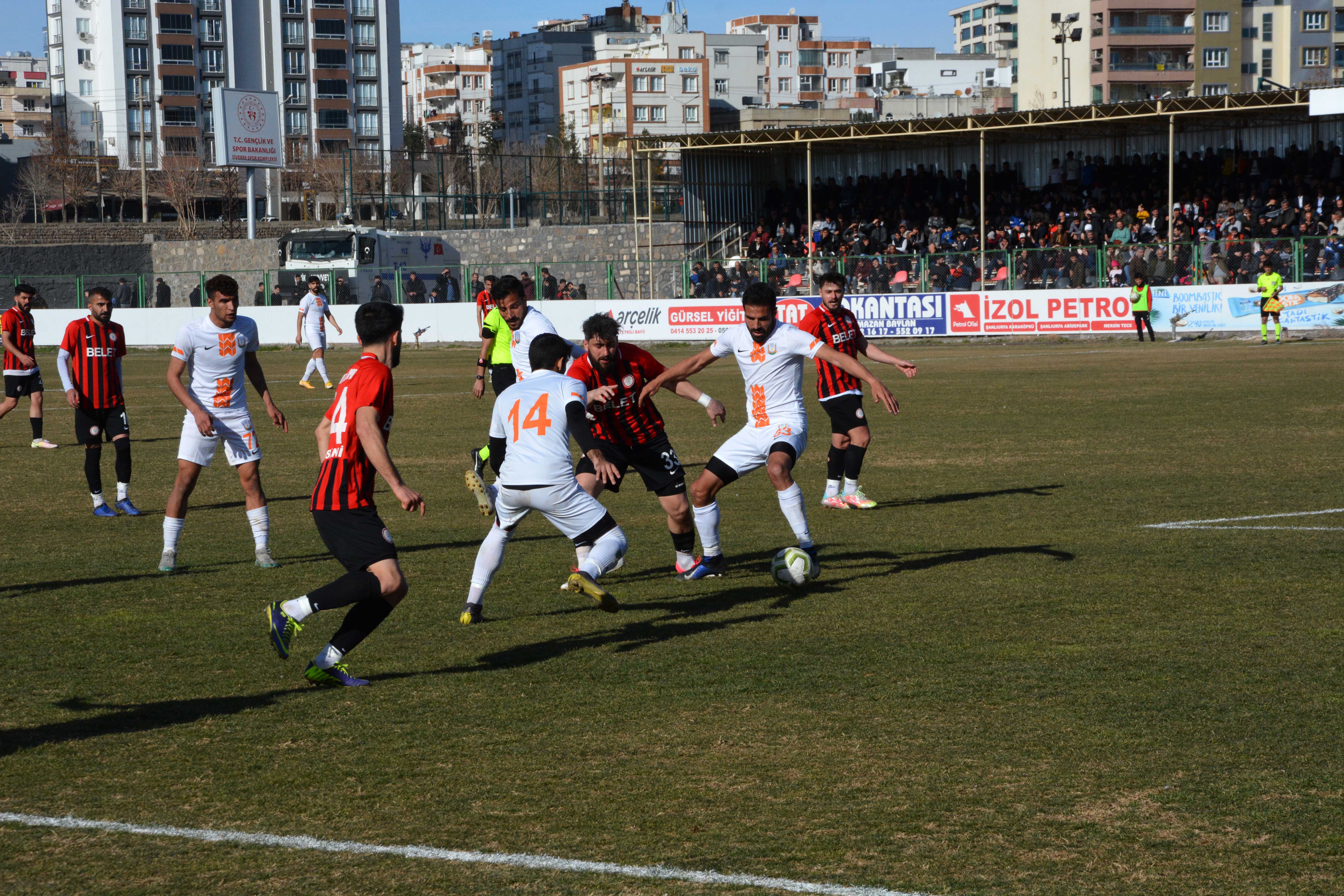 Siverek Belediyespor'dan tek gollü galibiyet;