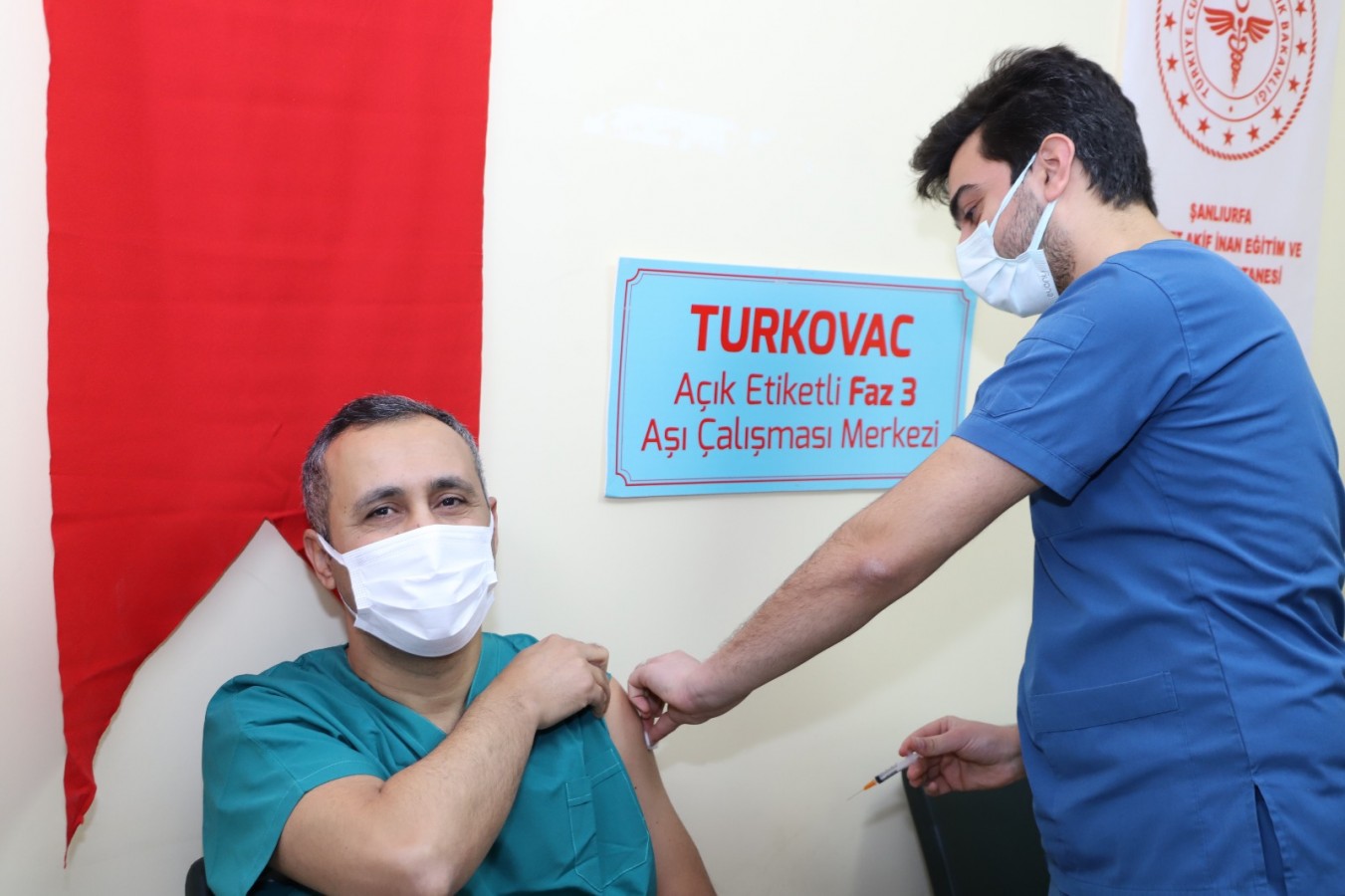 Şanlıurfa’da Turkovac aşısı;