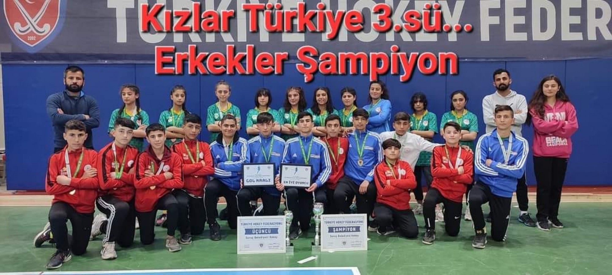 Suruç Belediyesinin hokey takımı Türkiye şampiyonu;