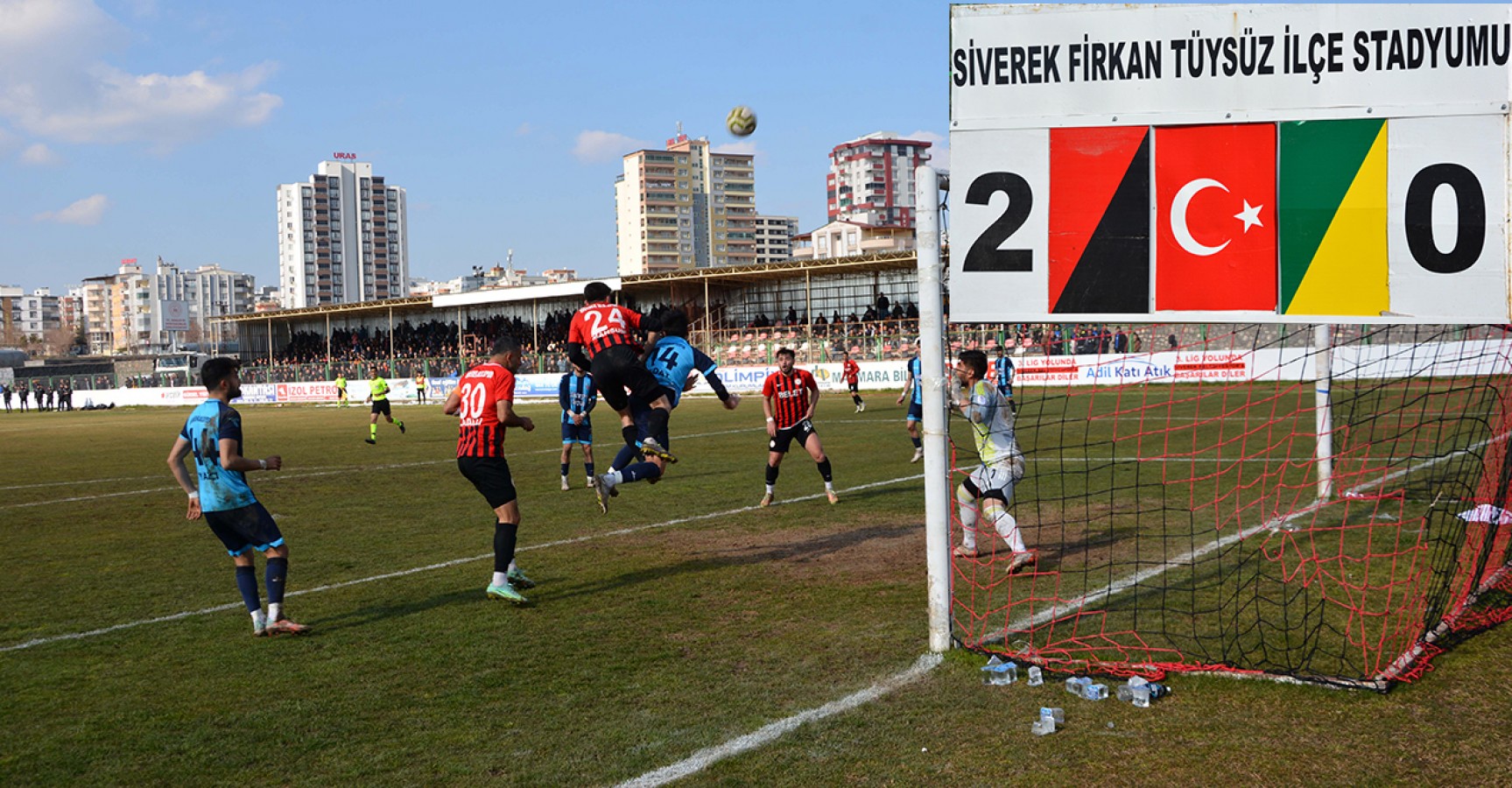 Siverek Belediyespor Viranşehir Belediyespor'u mağlup etti;