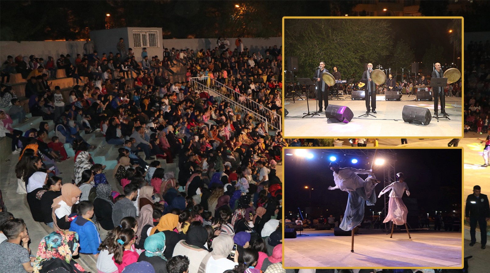 Viranşehir’de Grup Tillo konserine yoğun ilgi;