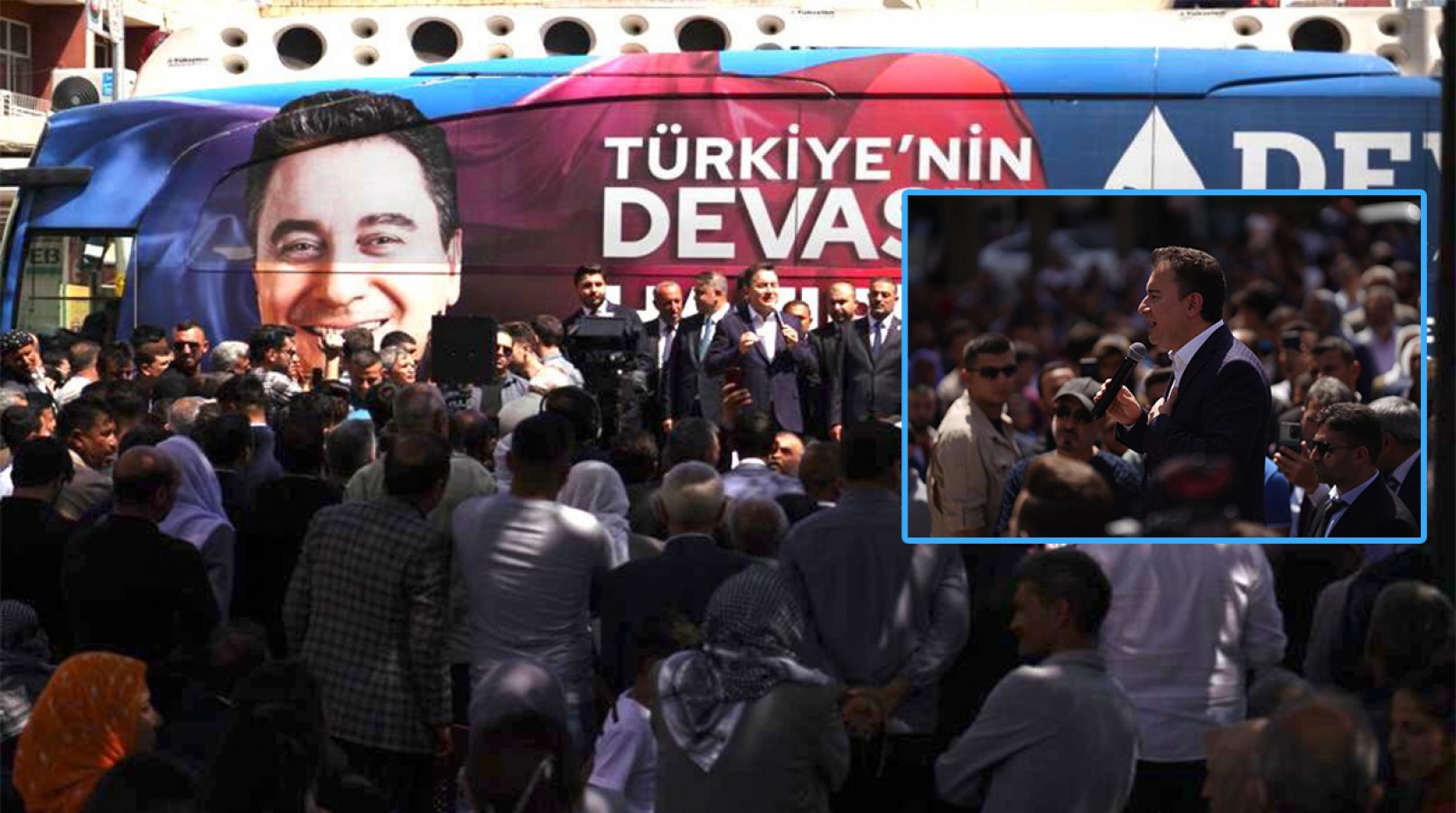 Ali Babacan Viranşehir’de hükümeti eleştirdi;