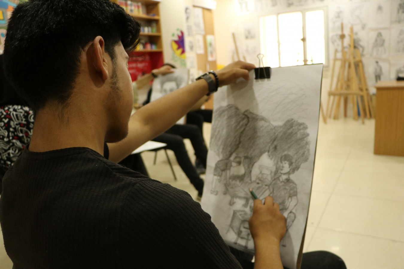 Urfa’da gençler sanat kurslarına ilgi gösteriyor