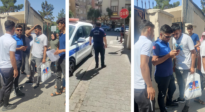Urfa'da sınava geç kalan öğrencinin yardımına zabıta koştu!