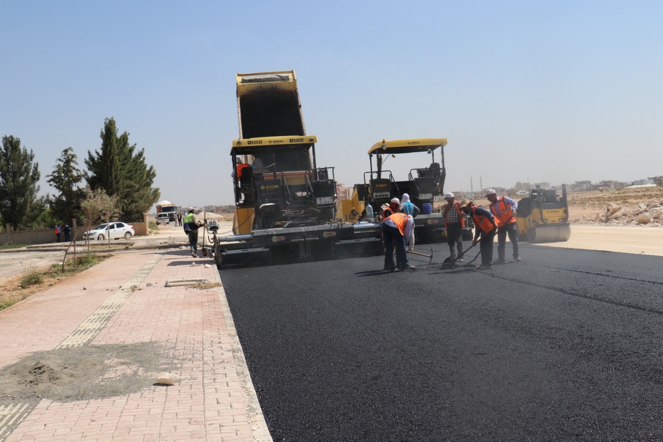 Akçakale-Suruç çevre yolu hizmete açıldı;