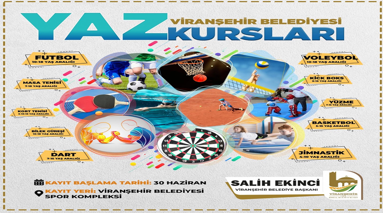 Viranşehir’de yaz kursları kayıtları başladı;