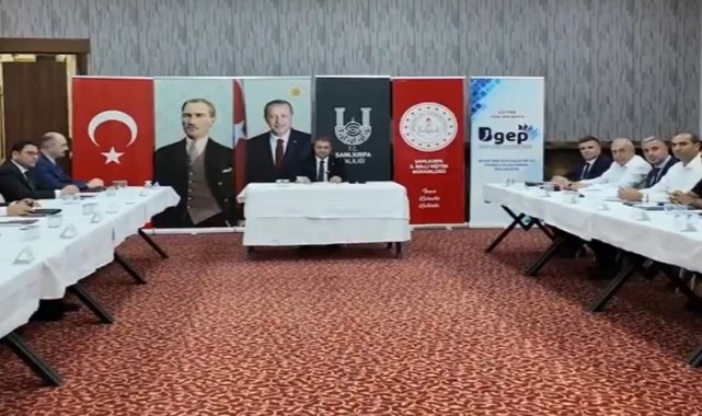 Şanlıurfa'nın Eğitimi Değerlendirme Toplantısı;