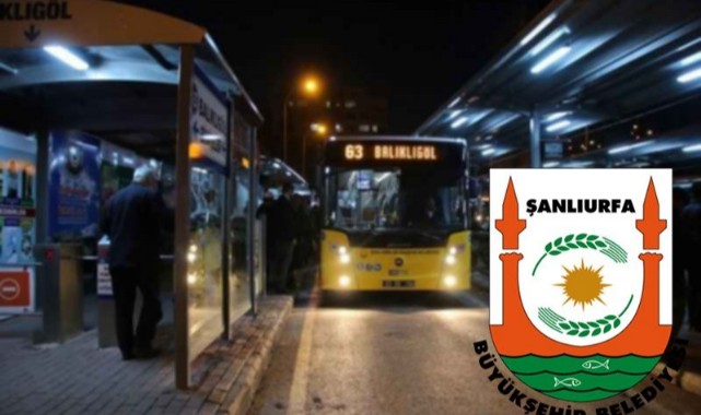 Urfadaki Gösteriler için Büyükşehir Otobüsleri Ücretsiz Olacak