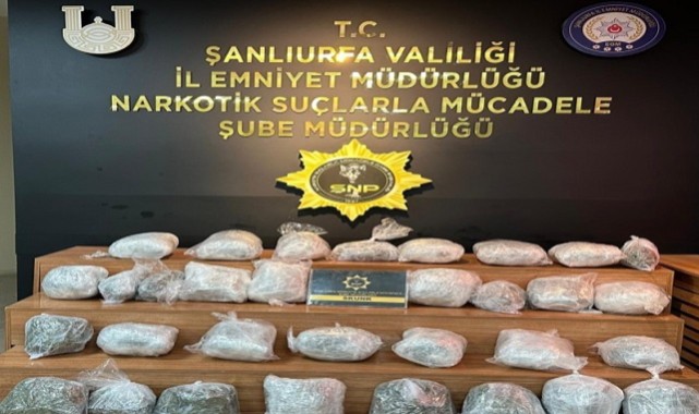 Şanlıurfa'da Kilolarca Yakalandı 1 Şüpheli Gözaltında..;