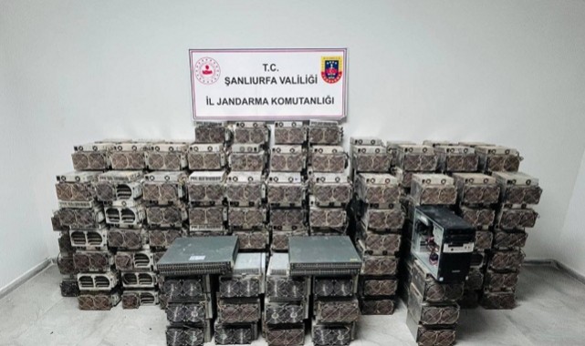 Urfa'da Korsan Bitcoin Operasyonu