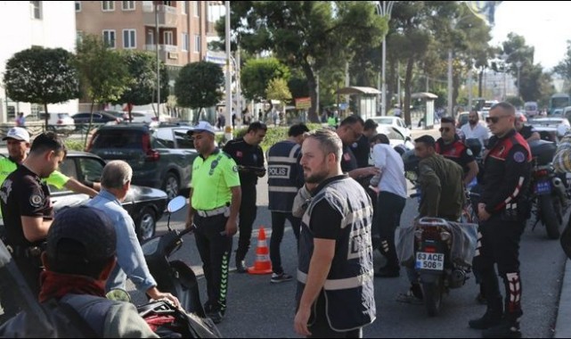 Urfa'da Motosiklet Denetimleri Aralıksız Devam Ediyor;