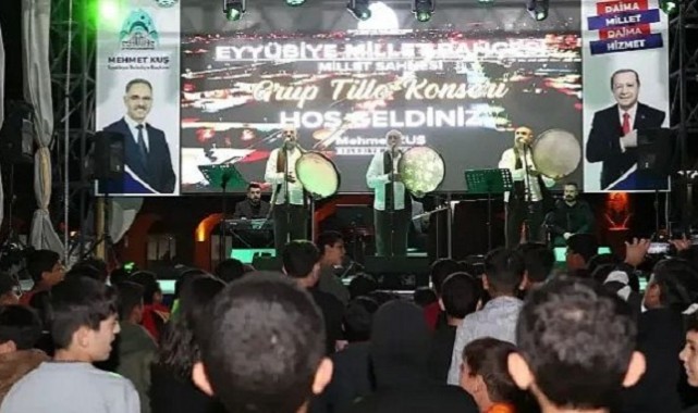 Eyyübiye Millet Bahçesinde Unutulmaz Gece;
