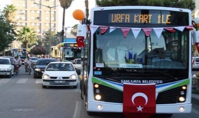 Şanlıurfa'da Otobüsler Ücretsiz Olacak