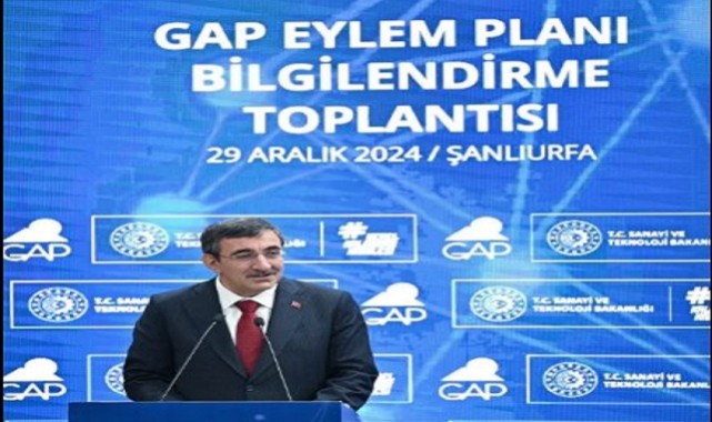 Cumhurbaşkanı Yardımcısı Cevdet Yılmaz, Şanlıurfa'da GAP Eylem Planını Açıkladı;